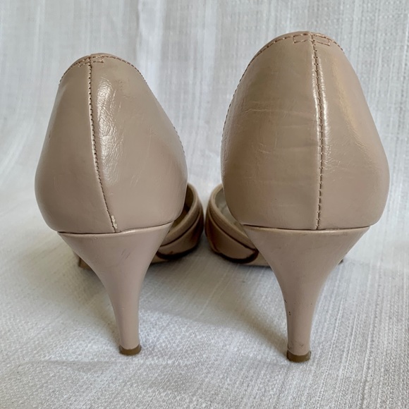 Call It Spring Size 8 Dusty Rose Open Toe 3.5 inch heels - Picture 3 of 6